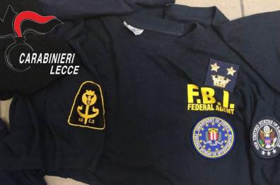 Lequile, si aggira con finta divisa dell'Fbi e accessori della polizia: arrestato