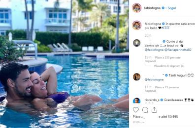 Flavia Pennetta di nuovo mamma: ad annunciarlo sui social è Fabio Fognini