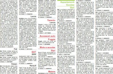 Gazzettaffari, gli annunci pubblicati il 18 agosto 2019 Gazzettaffari, gli annunci pubblicati il 18 agosto 2019