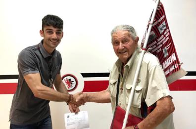 Foggia calcio regala abbonamento a «Nonno Ciccio», ultras 94enne