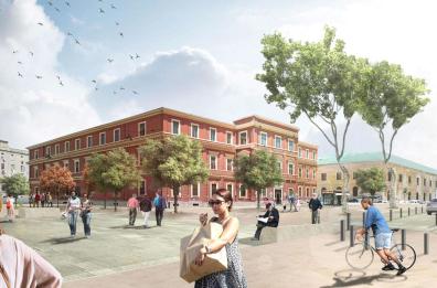 Bari, riparte il cantiere in piazza Redentore, Decaro: «Il sogno è finire a gennaio»
