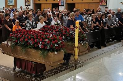 Operai morti ad Aliano, Donato e Leonardo insieme anche nel giorno dell’addio