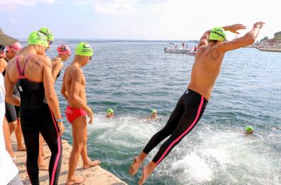 Taranto, «Swimming Race» show: i due mari sono vincenti