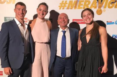Roma, i big del nuoto pugliese alla corte di Mattarella