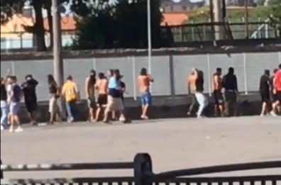 Nocerina-Foggia, polizia sequestra materiale inneggiante il fascismo