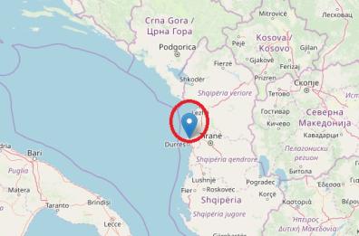 Due scosse di terremoto con epicentro in Albania, trema anche la Puglia