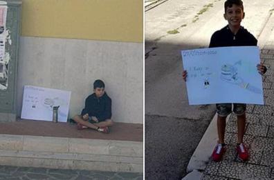 Stornarella: Potito, il 12enne che ha manifestato per il clima da solo, invitato al Miur