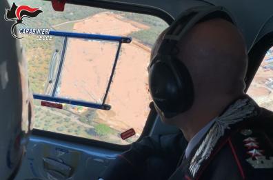 Elicottero dei cc in volo sul Salento: 7 arresti in flagrante per droga e armi