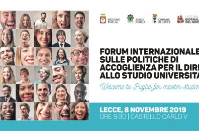 Accoglienza e diritto allo studio universitario: il forum a Lecce