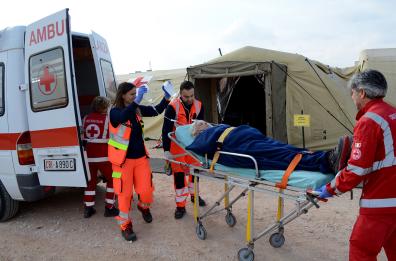 Guerra, tsunami e un caso di Ebola: a Bari simulazione dell'esercito