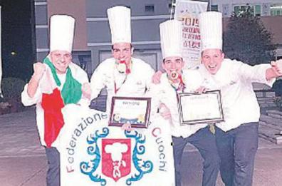 I giovani cuochi della Nazionale vincono in Cina con lo chef Ardito