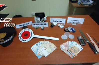 S.Giovanni Rotondo, nel club privato si spaccia ogni tipo di droga: blitz dei cc, titolare arrestato