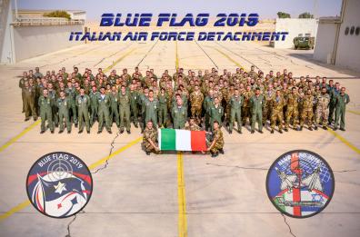 I jet di Gioia e di Amendola in volo con i top-gun israeliani