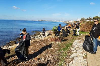 Porto Cesareo, comune e cittadini volontari ripuliscono la costa