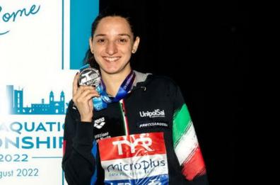 Nuoto, da Bisceglie Elena Di Liddo e l'oro sfiorato: ora è caccia al pass olimpico
