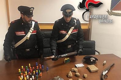 Tuturano, presi due trafficanti di droga: avevano due chili di cocaina e armi