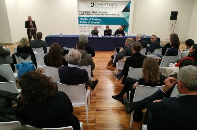Congresso Assostampa Puglia, vertenza Gazzetta: «Stato tuteli diritto a informazione»