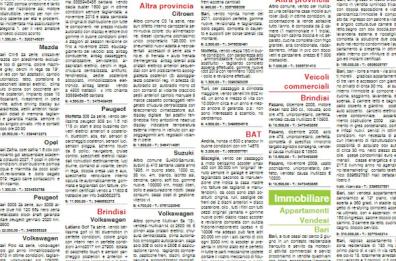 Gazzettaffari, gli annunci pubblicati il 24 novembre 2019 Gazzettaffari, gli annunci pubblicati il 24 novembre 2019