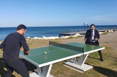 Pane e Pomodoro diventa una palestra a cielo aperto: c'è anche un tavolo da ping pong 
