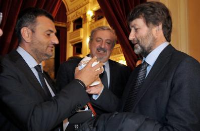 Bari, il ministro Franceschini in visita al Teatro Piccinni: «Sono incantato»