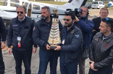 Aeroporto Bari: la statua della Madonna di Loreto esposta fino al 9 gennaio