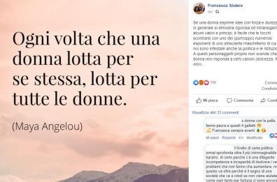 Tricase, offese sessiste in Consiglio comunale: la denuncia su Facebook