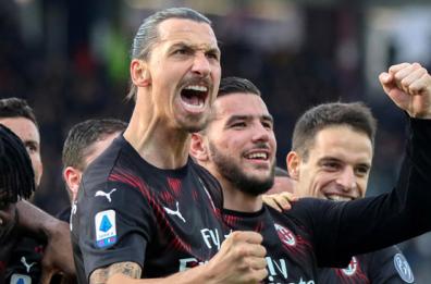 Zlatan Ibrahimovic è tornato, il Milan sbanca Cagliari