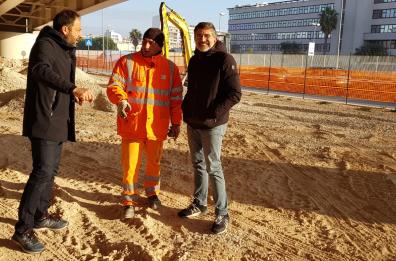 Bari, al via il cantiere per la realizzazione del playground sotto il Ponte Adriatico 