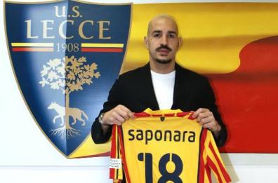Lecce, Saponara sceglie il numero «18»: «Onorato di essere qui»