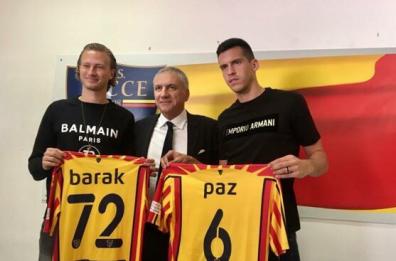 Lecce calcio, presentati Barak e Paz: «Qui grande accoglienza»