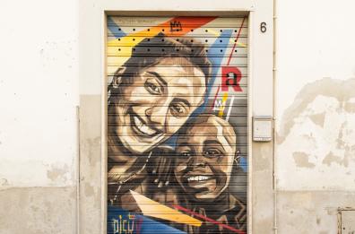 Canosa, Piskv dedica murales a Silvia Romano