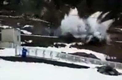 Courmayeur, cade una frana a Plan Checrouit