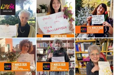 Mafia, Libera «Giornata della memoria» con fiori e nomi sul web 