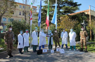 Bisceglie, ventilatore polmonare donato dai soldati dell'82° fanteria