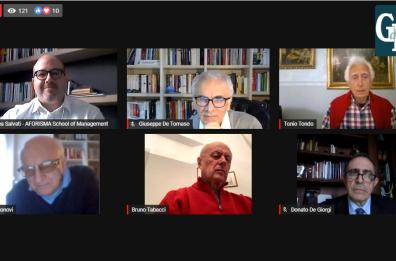 Dialoghi Condivisi, la pandemia, l’Italia, l’Europa, il Mezzogiorno: l'incontro con Bruno Tabacci