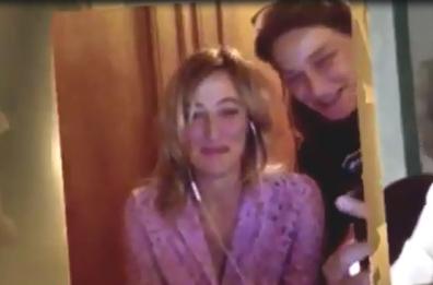 David Donatello, sbuca Carla Bruni con Valeria Bruni Tedeschi