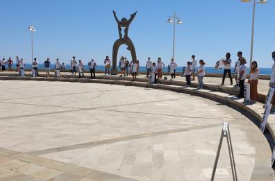 Fase 2 in Basilicata, la protesta in spiaggia dei titolari dei lidi di Metaponto 