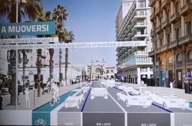 Bari, presentato il piano «Open Space» con piste ciclabili e piste per show 