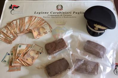 Taranto, in casa ha 2 chili di eroina purissima: 60enne in carcere