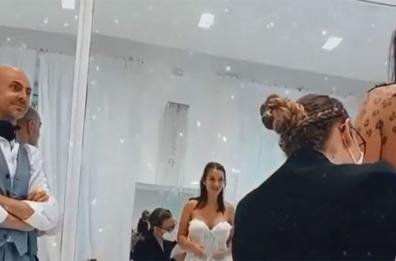 Elettra Lamborghini prova abito da sposa per matrimonio con Afrojack