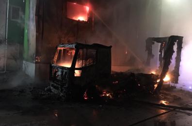 Potenza, incendio nella notte distrugge un caseificio 