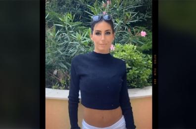 Elisabetta Gregoraci e il buongiorno TikTok