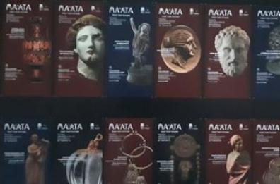 Taranto, pannelli con immagini reperti Museo alle fermate bus 