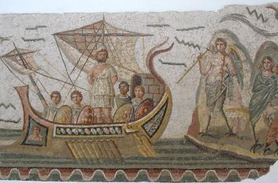 Ulisse, il dio Apollo e Dionisio a dama