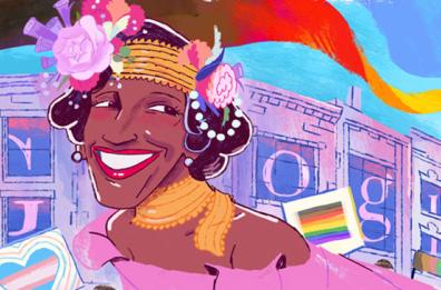 Marsha P. Johnson protagonista Doodle Google del 30 giugno 2020