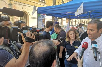Regionali, la Lega scende in 70 piazze pugliesi, Sasso: «Stop a malgoverno»