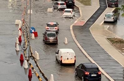 Barletta, pomeriggio di allagamenti tra disagi e pericoli