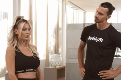Diletta Leotta e Zlatan Ibrahimovic: workout personalizzati