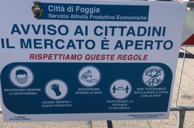Foggia, riapre mercato settimanale