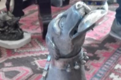 Trafugata nel 2008 la scultura del cane di San Rocco torna in chiesa a Gorgoglione 